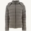 Online Adrien Grand Cold Taupe Hooded Puffer Jacket Men Down Jackets And Jackets