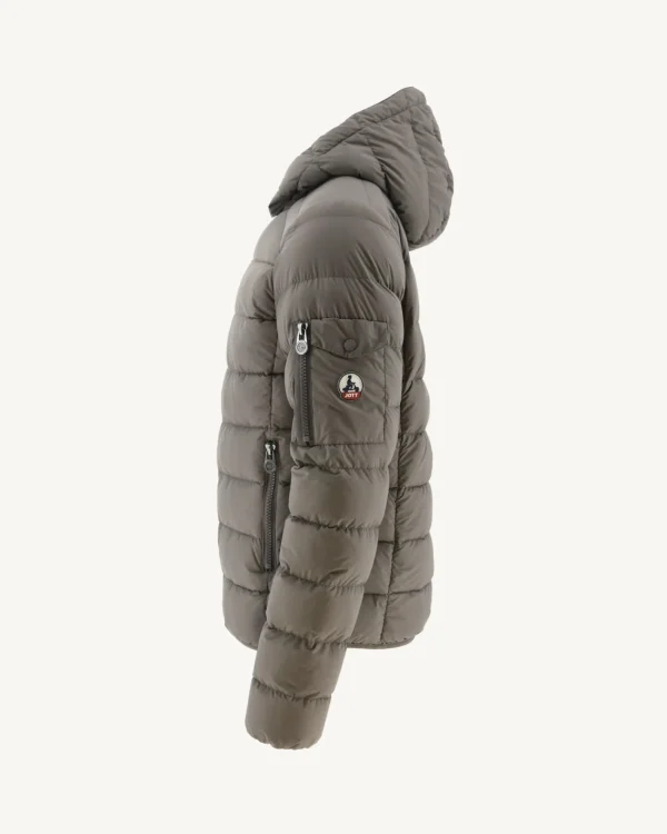 Online Adrien Grand Cold Taupe Hooded Puffer Jacket Men Down Jackets And Jackets