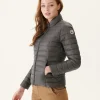 New Anthracite Cha Lightweight Down Jacket Women Down Jackets & Jackets