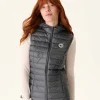 Shop Anthracite Mali Light Sleeveless Down Jacket Women Down Jackets & Jackets