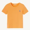 Sale Apricot Round Neck Cotton T-Shirt For Children Rio Kids Clothes