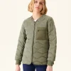 Best Army Alexia V-Neck Zipped Jacket Women Down Jackets & Jackets