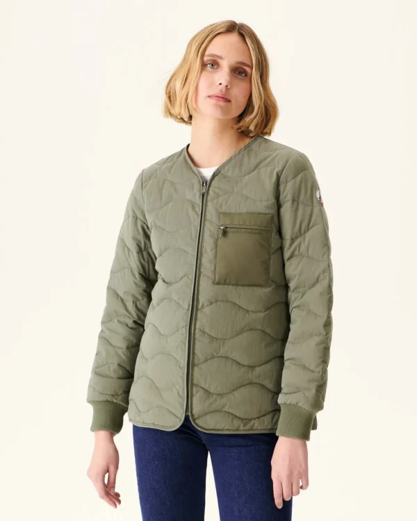 Best Army Alexia V-Neck Zipped Jacket Women Down Jackets & Jackets