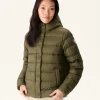 Shop Army Jane Straight Hooded Puffer Jacket Women Down Jackets & Jackets