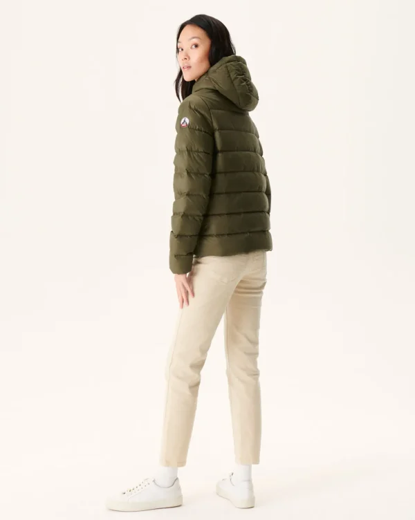 Shop Army Jane Straight Hooded Puffer Jacket Women Down Jackets & Jackets