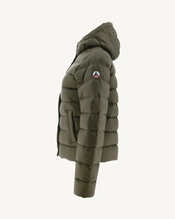 Shop Army Jane Straight Hooded Puffer Jacket Women Down Jackets & Jackets