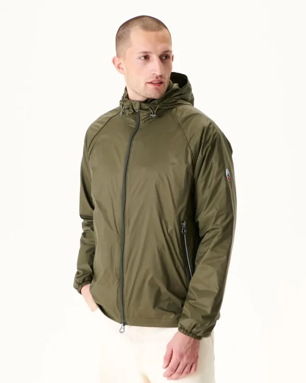 Clearance Army Mistral Hooded Windbreaker Men Down Jackets And Jackets