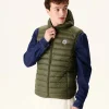 Shop Army Pat Hooded Gilet Men Down Jackets And Jackets