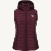 Hot Aubergine Mali Light Sleeveless Down Jacket Women Down Jackets & Jackets