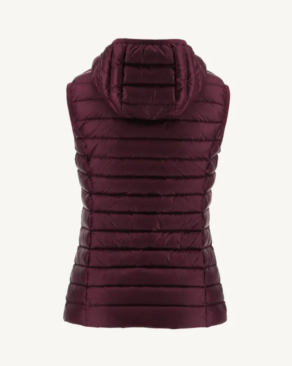 Hot Aubergine Mali Light Sleeveless Down Jacket Women Down Jackets & Jackets