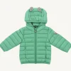 Fashion Baby'S Hooded Down Jacket Mael Green Kids Babe