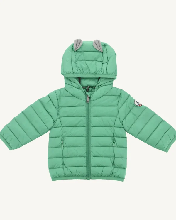 Fashion Baby'S Hooded Down Jacket Mael Green Kids Babe