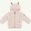 Shop Baby'S Hooded Down Jacket Light Pink Mael Kids Babe