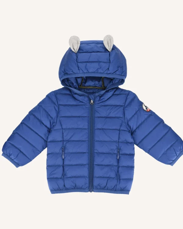 Outlet Baby'S Hooded Down Jacket Dark Denim Mael Kids Babe