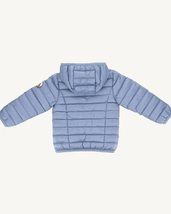 Online Baby'S Hooded Down Jacket Camille Faded Blue Kids Babe