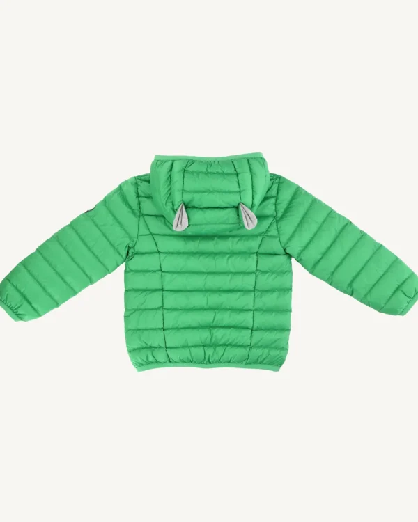 Outlet Baby'S Hooded Down Jacket Mael Green Kids Babe