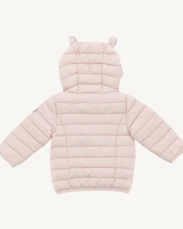 Shop Baby'S Hooded Down Jacket Light Pink Mael Kids Babe