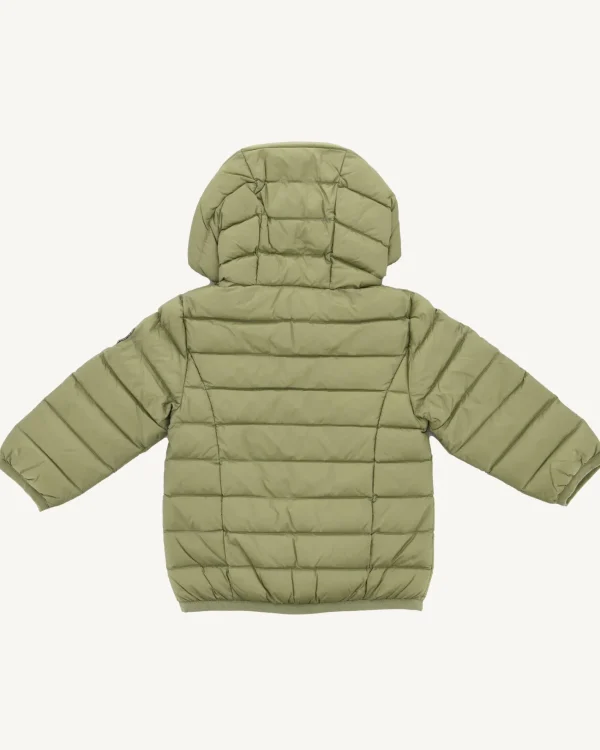 Hot Baby'S Hooded Down Jacket Light Khaki Camille Kids Babe