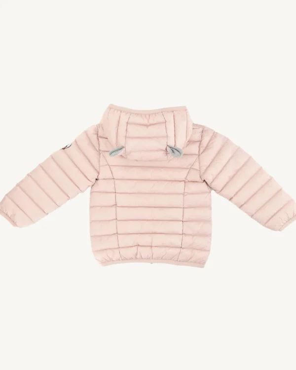 New Baby'S Hooded Padded Jacket Pale Pink Mael Kids Babe