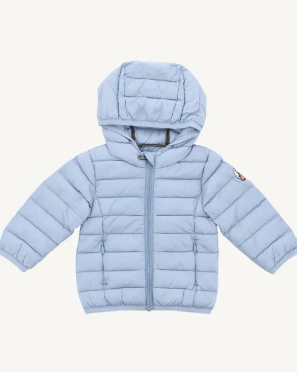 Flash Sale Baby'S Hooded Puffer Jacket Light Blue Camille Kids Babe