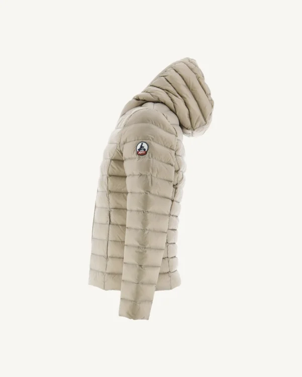 Clearance Beige Carla Children'S Lightweight Hooded Down Jacket Kids Down Jackets