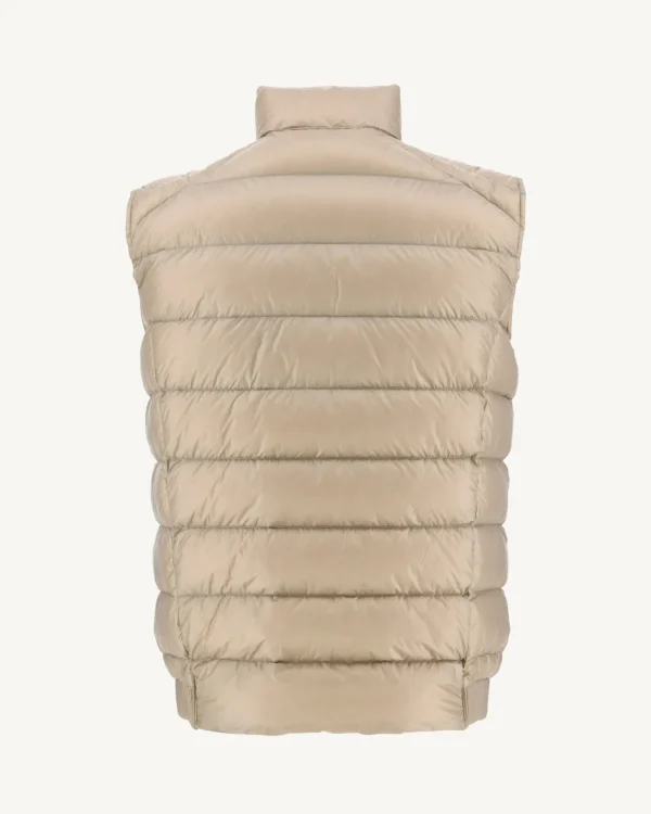 New Beige Tim Great Cold Sleeveless Down Jacket Men Down Jackets And Jackets