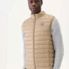 Best Beige Tom Sleeveless Padded Jacket Men Down Jackets And Jackets