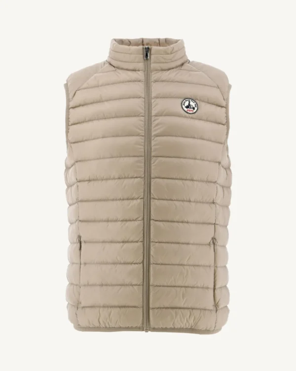 Best Beige Tom Sleeveless Padded Jacket Men Down Jackets And Jackets