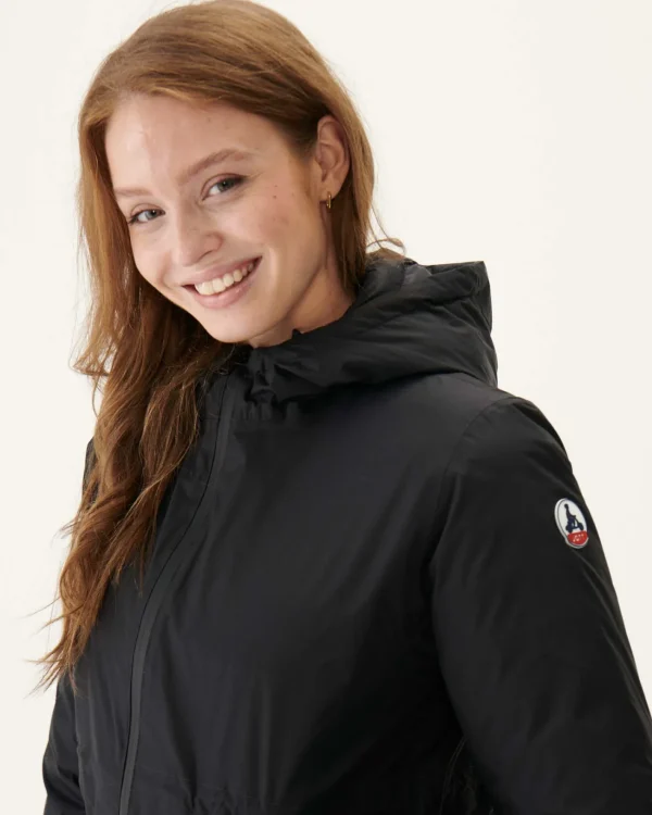 Outlet Black Roma Reversible Long Down Jacket Women Down Jackets & Jackets