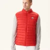 Sale Bright Red Sleeveless Down Jacket Tom Men Down Jackets And Jackets