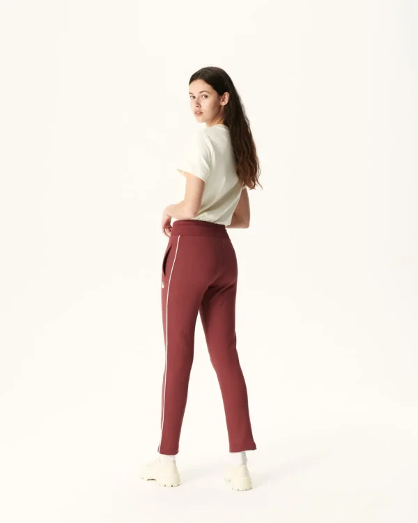 Best Sale Burgundy Technical Jersey Joggers Ingrina Women Clothes