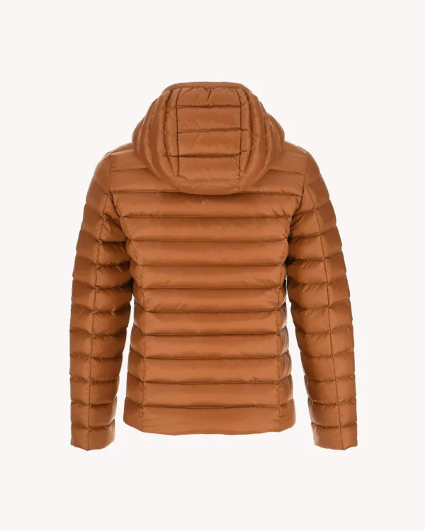 Discount Caramel Carla Children'S Lightweight Hooded Down Jacket Kids Down Jackets