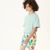 Shop Cassis Children'S Multicolored Camo Swim Shorts Kids Clothes