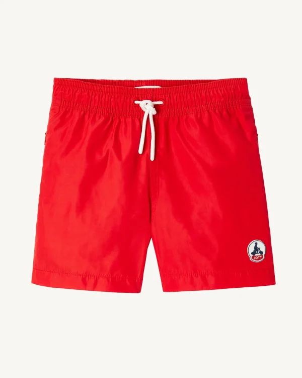 Shop Children'S Bright Red Swim Shorts Cassis Kids Clothes