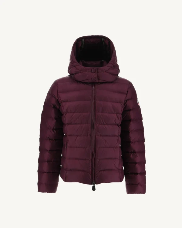 Online Children'S Hooded Down Jacket Grand Cold Aubergine Opale Kids Down Jackets