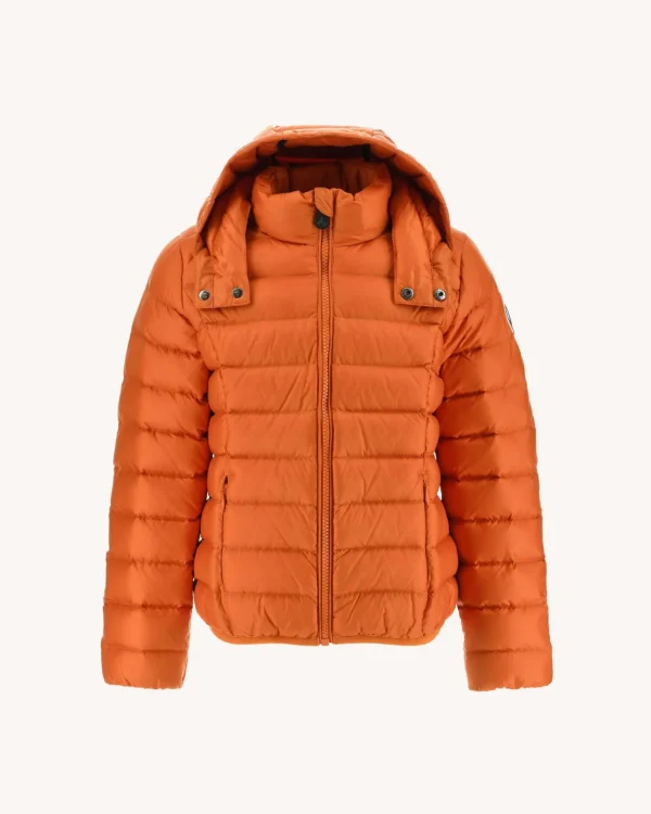 Cheap Children'S Hooded Down Jacket Grand Cold Orange Gold Kids Down Jackets