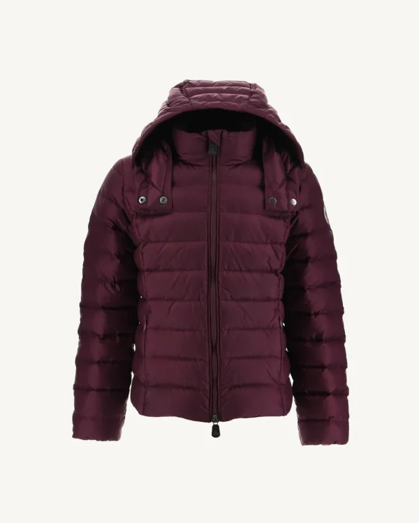 Online Children'S Hooded Down Jacket Grand Cold Aubergine Opale Kids Down Jackets