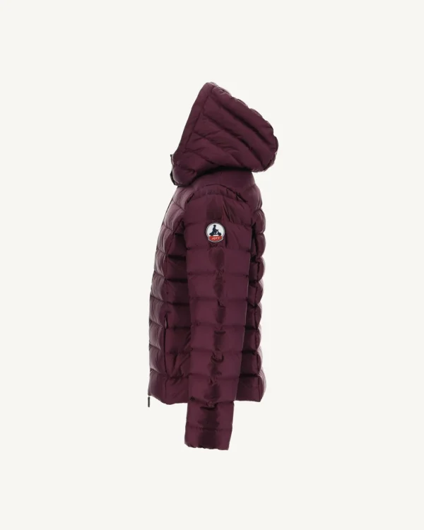 Online Children'S Hooded Down Jacket Grand Cold Aubergine Opale Kids Down Jackets