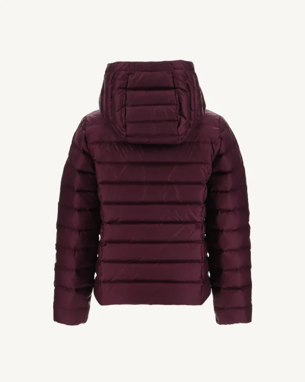 Online Children'S Hooded Down Jacket Grand Cold Aubergine Opale Kids Down Jackets