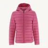 New Children'S Light Hooded Down Jacket Intense Pink Carla Kids Down Jackets