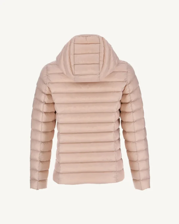 Hot Children'S Light Hooded Down Jacket Pale Pink Carla Kids Down Jackets