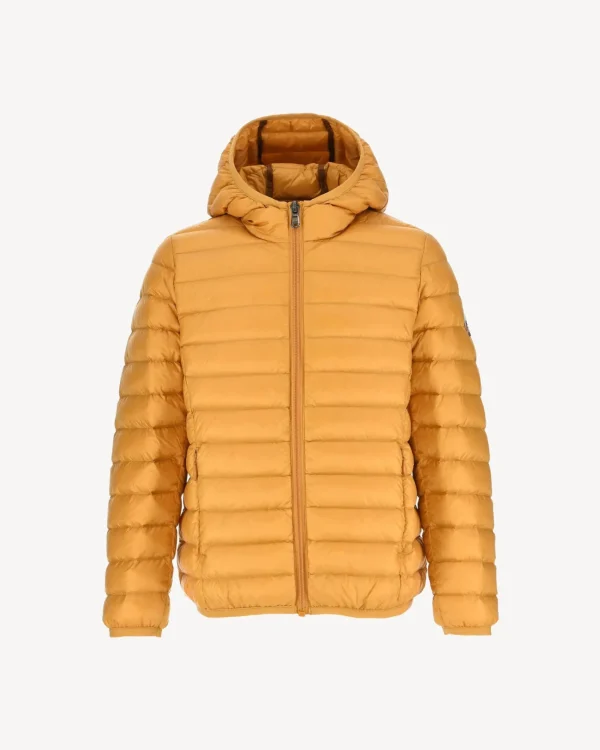 Sale Children'S Lightweight Hooded Jacket Mustard Hugo Kids Down Jackets