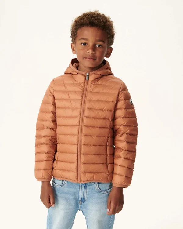 Sale Children'S Lightweight Hooded Down Jacket Camel Hugo Kids Down Jackets