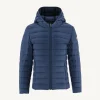 Sale Children'S Lightweight Hooded Down Jacket Carla Jeans Blue Kids Down Jackets