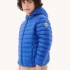 Hot Children'S Lightweight Hooded Down Jacket Royal Blue Hugo Kids Down Jackets