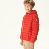 Clearance Children'S Lightweight Hooded Down Jacket Bright Red Hugo Kids Down Jackets