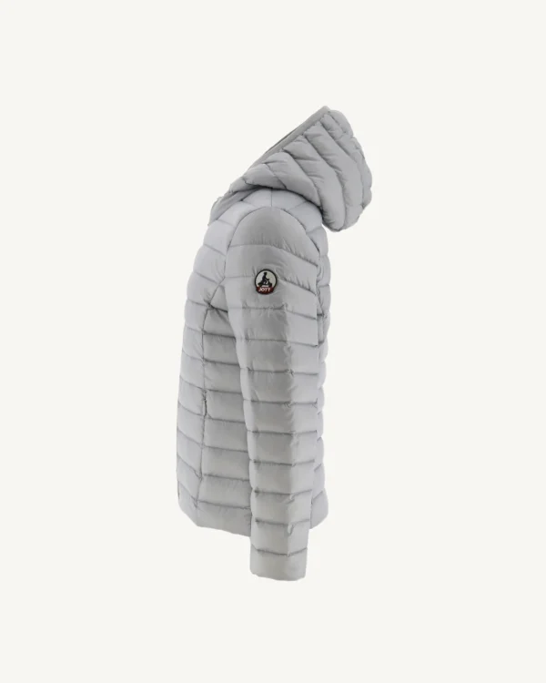 Fashion Children'S Lightweight Hooded Down Jacket Light Gray Carla Kids Down Jackets