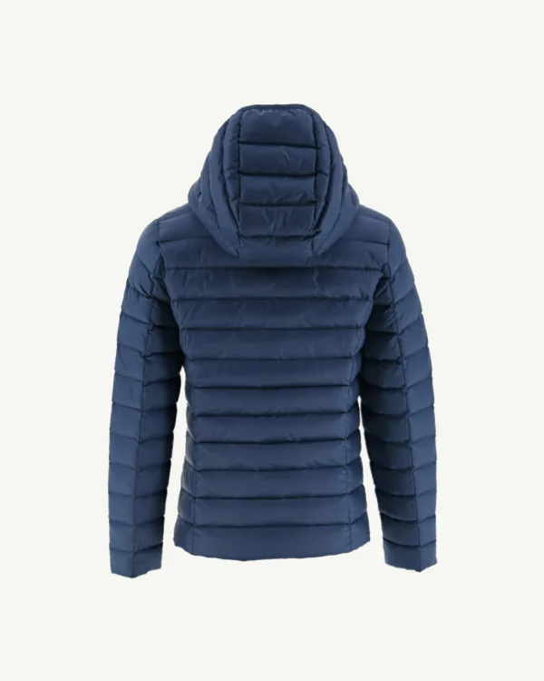 Sale Children'S Lightweight Hooded Down Jacket Carla Jeans Blue Kids Down Jackets