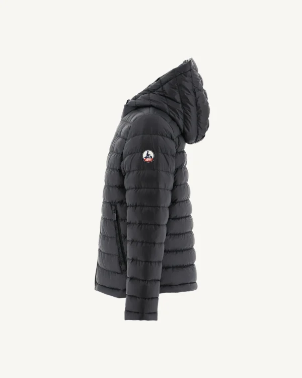 Outlet Children'S Reversible Hooded Puffer Jacket Military Print/Black Zurich Kids Down Jackets