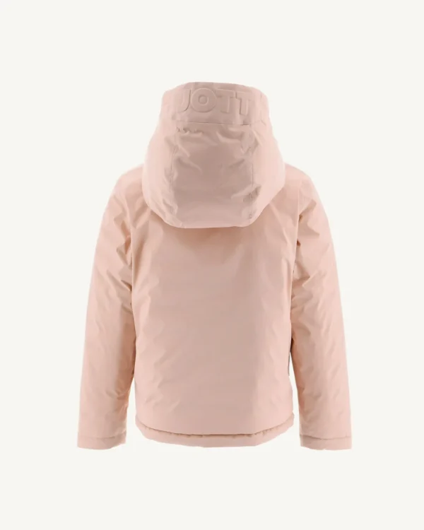 Flash Sale Children'S Reversible Hooded Down Jacket Pale Pink/Aubergine Zurich Kids Down Jackets